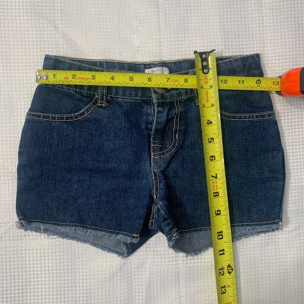 (F-177)The Children’s Place Girls Denim Shorts Size 8‎ Blue Jean Shorts